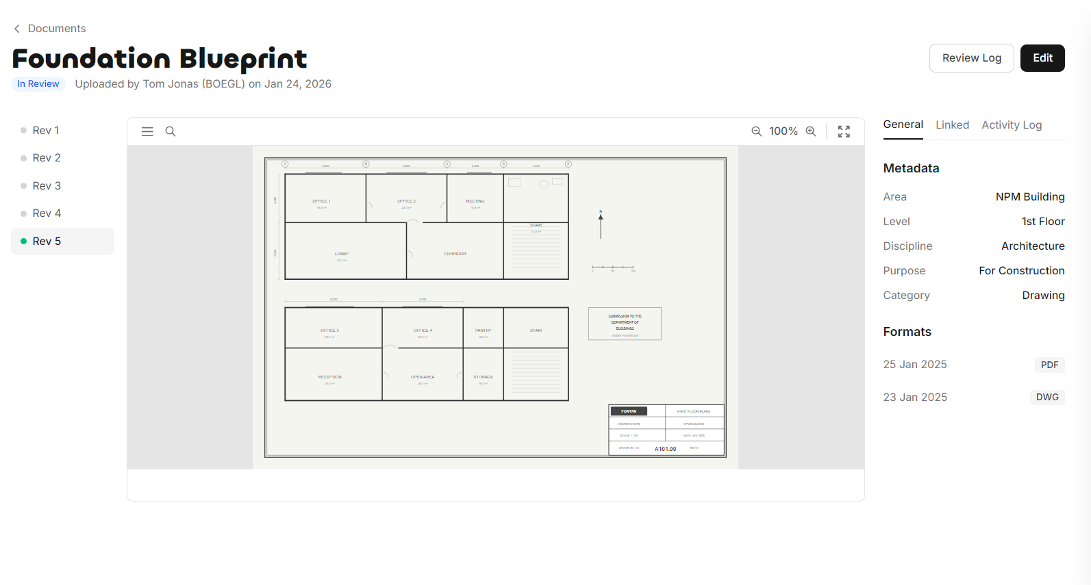Document page